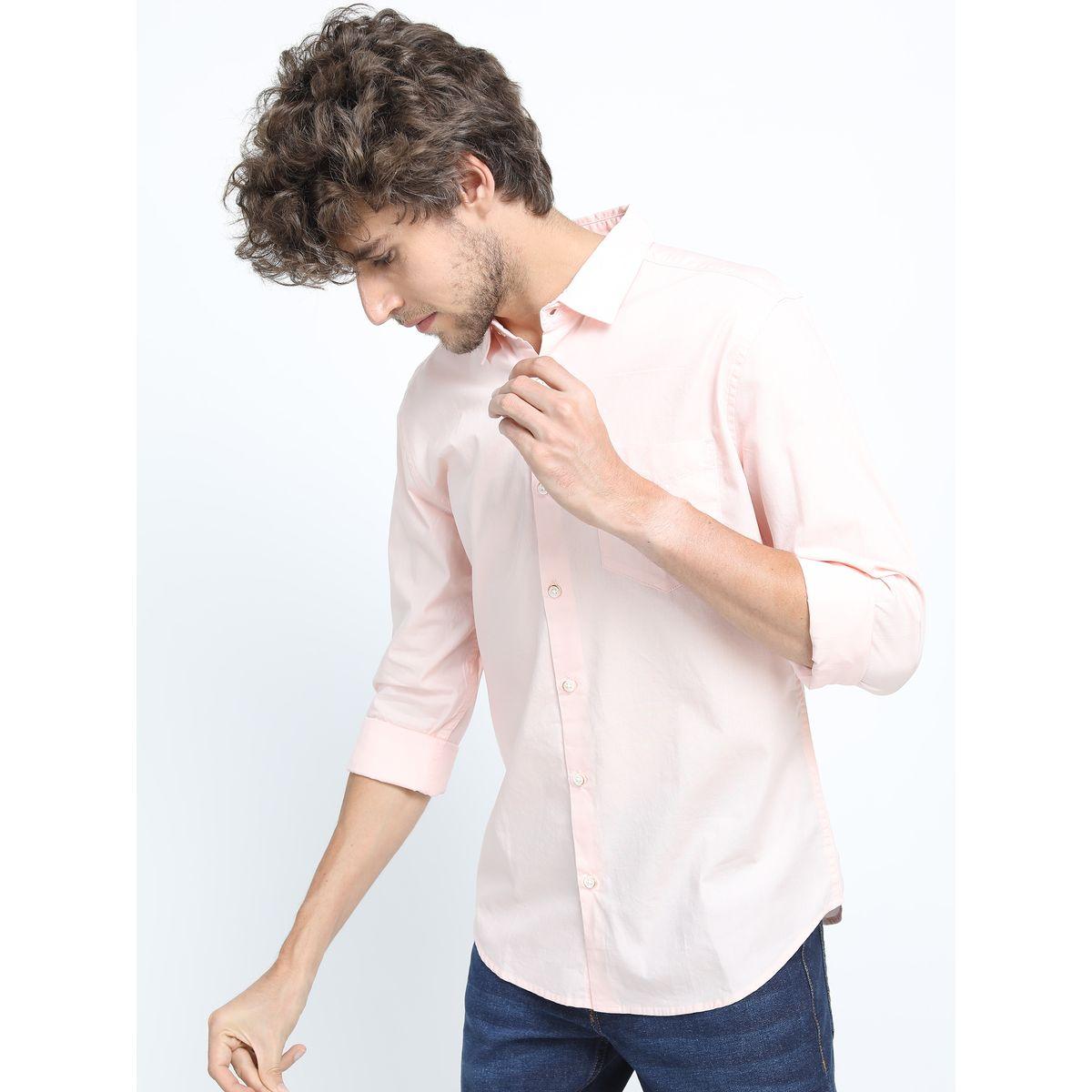 Highlander X Styli  Solid Chest Pocket Detail Shirt with Long Sleeves-men-clothing-shirts-image-5