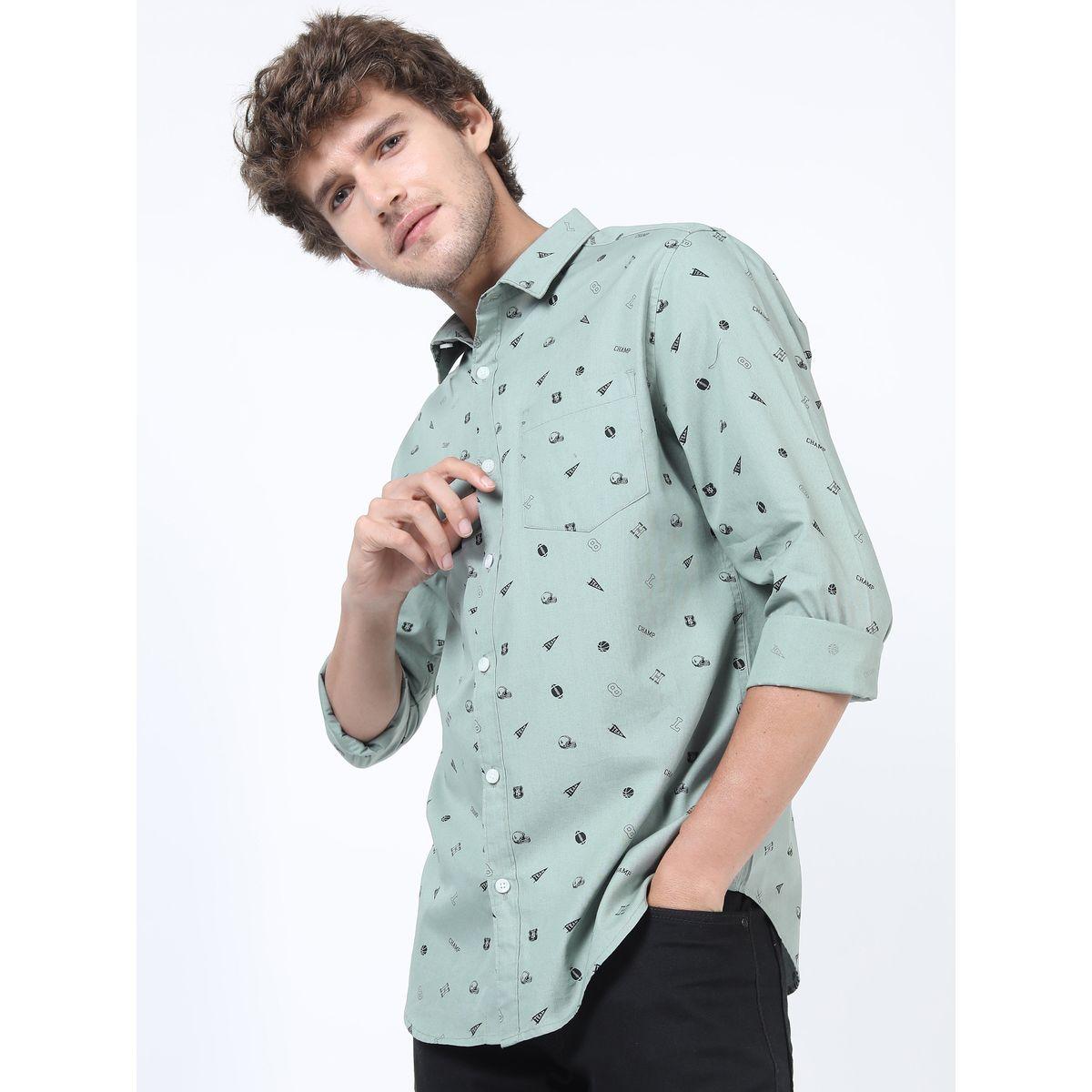 قميص بقصة سليم فت واكمام طويلة هايلاندر × ستايلي-men-clothing-shirts-image-2