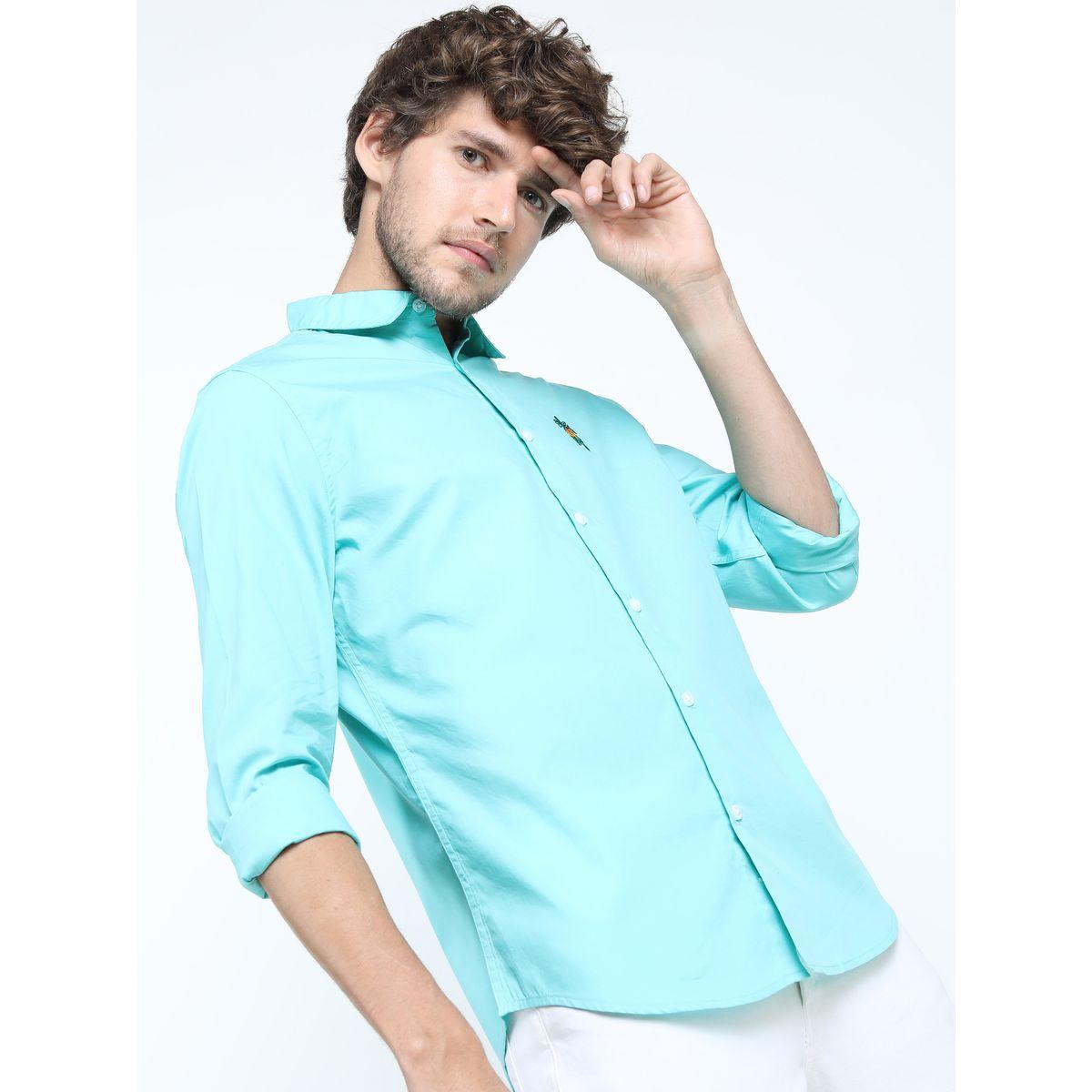 قميص بقصة سليم فت واكمام طويلة هايلاندر × ستايلي-men-clothing-shirts-image-2