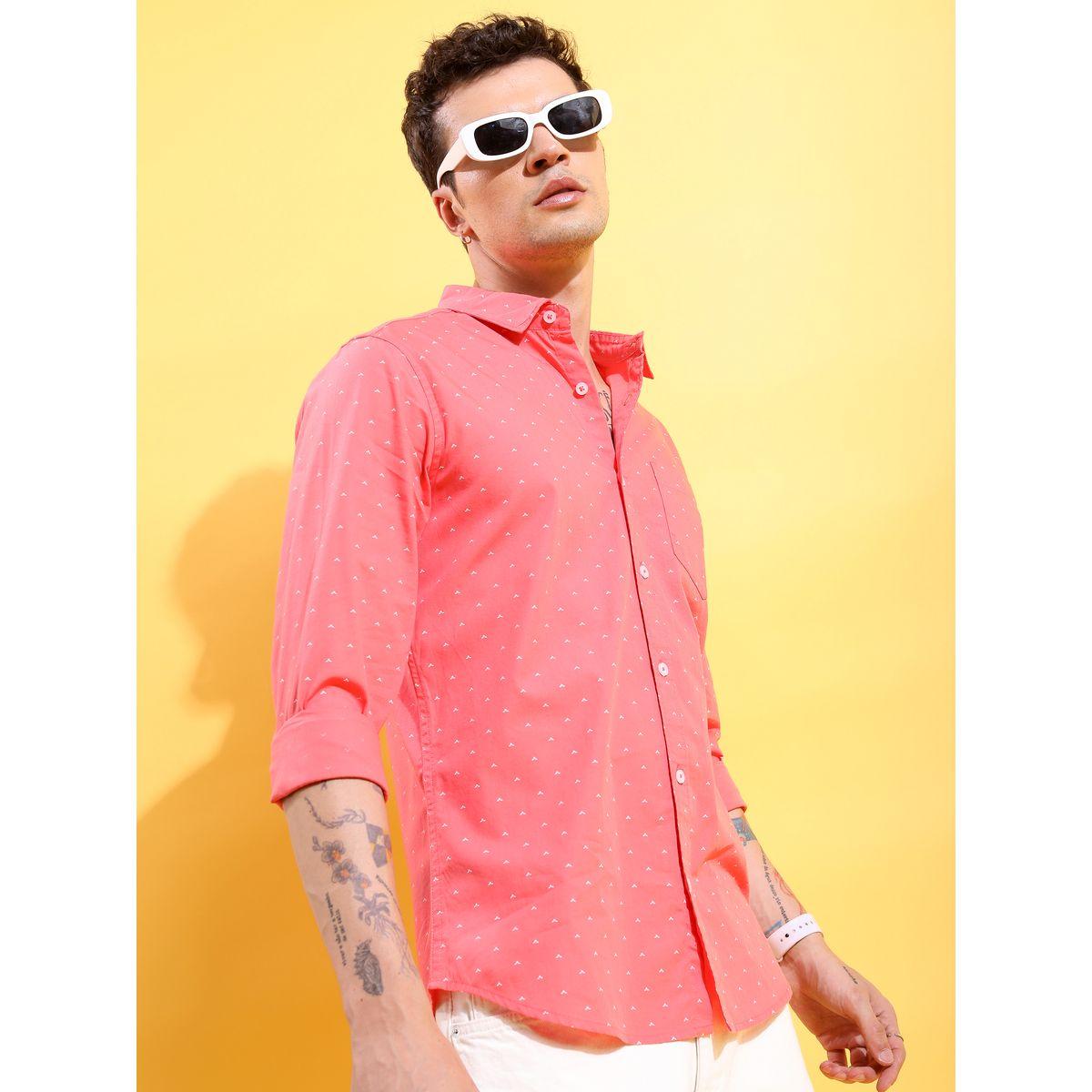 Highlander X Styli  All Over Print Chest Pocket Shirt with Long Sleeves-men-clothing-shirts-image-2