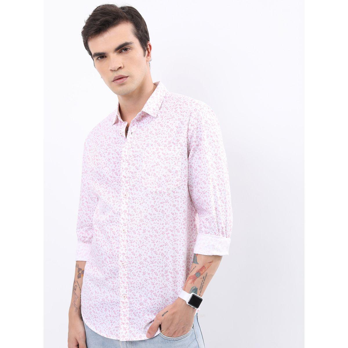 قميص مطبع بزهور مع اكمام طويلة وجيب هايلاندر × ستايلي-men-clothing-shirts-image-1