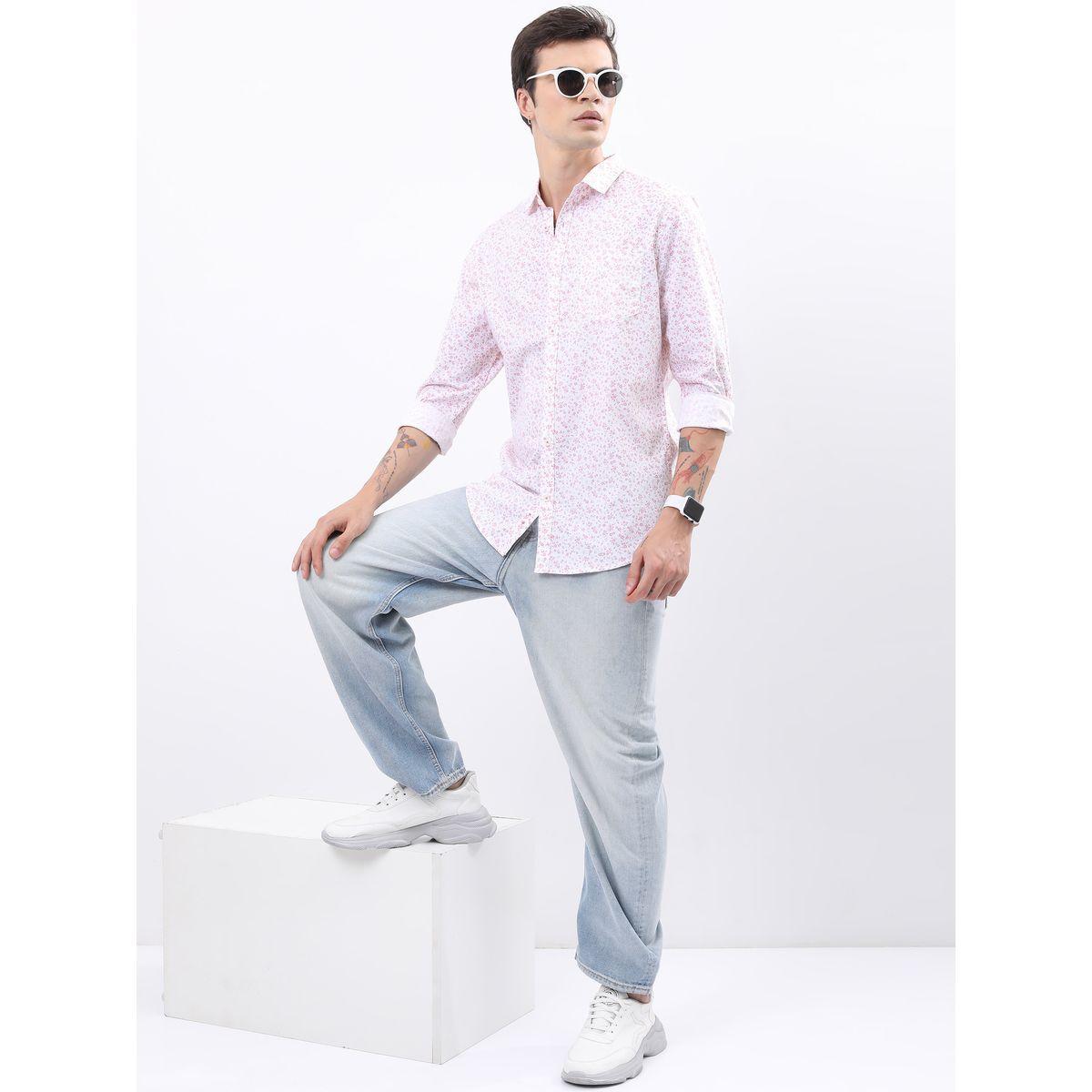 Highlander X Styli  All Over Floral Print Chest Pocket Shirt with Long Sleeves-men-clothing-shirts-image-5