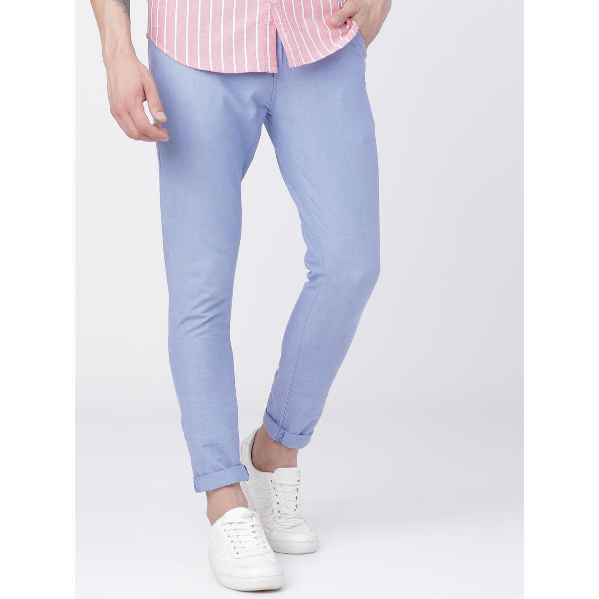 تشينو سادة بقصة سليم فت وخصر متوسط هايلاندر × ستايلي-men-clothing-bottoms-trousersandchinos-trousers-image-1