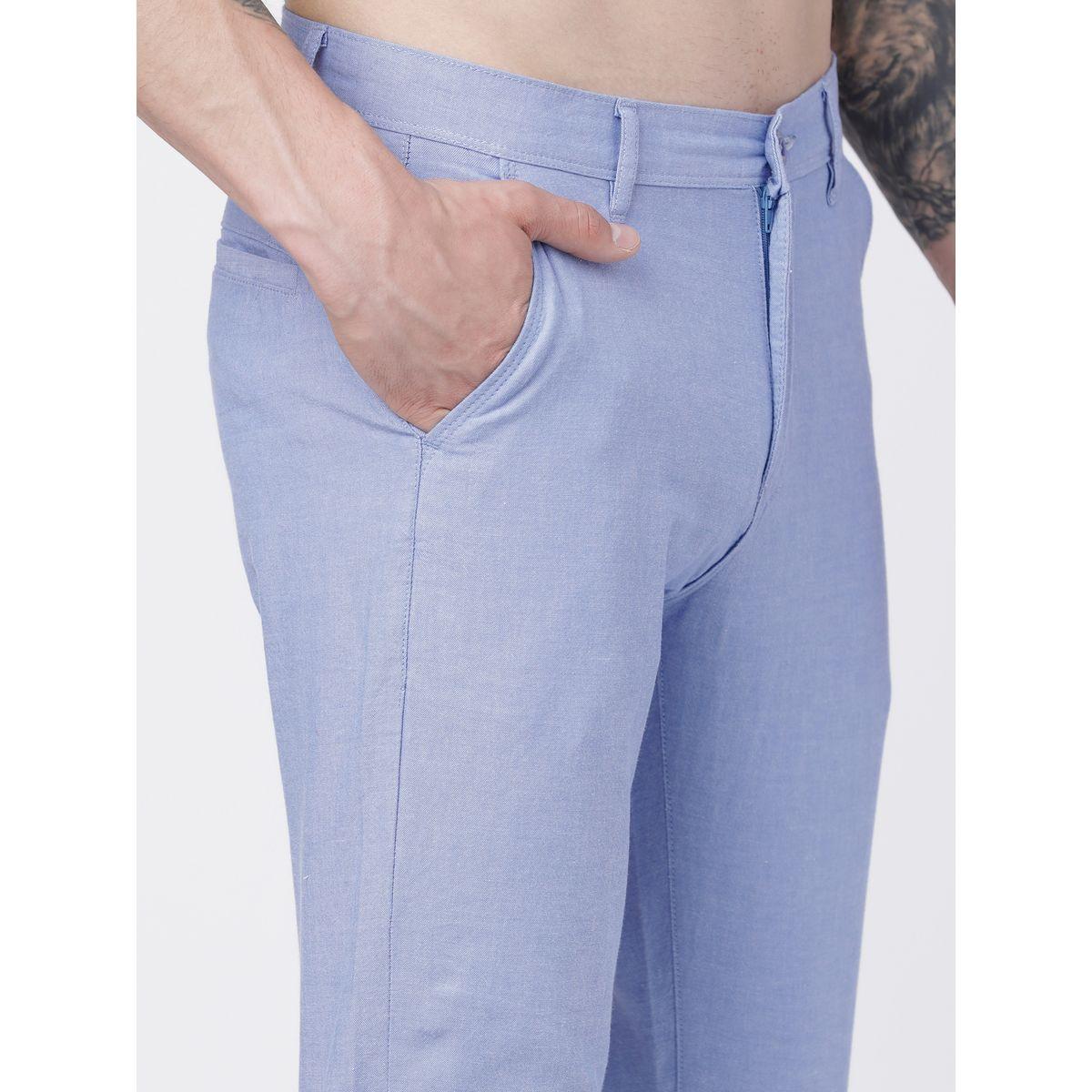Highlander X Styli  Solid Mid Rise Slim Fit Chinos-men-clothing-bottoms-trousersandchinos-trousers-image-2