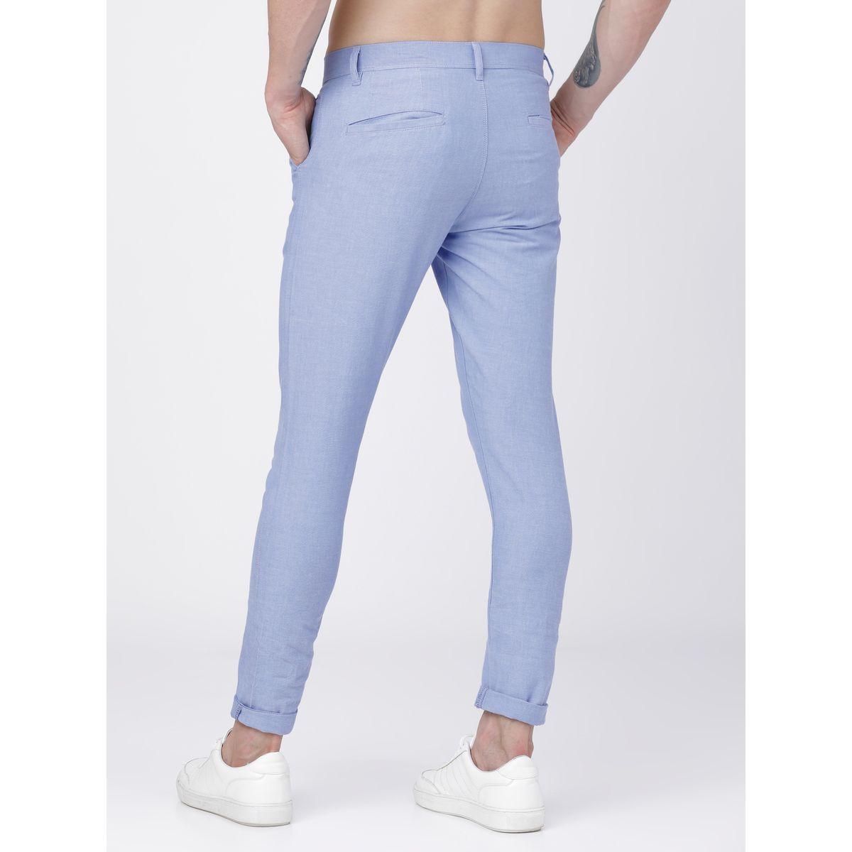 تشينو سادة بقصة سليم فت وخصر متوسط هايلاندر × ستايلي-men-clothing-bottoms-trousersandchinos-trousers-image-4