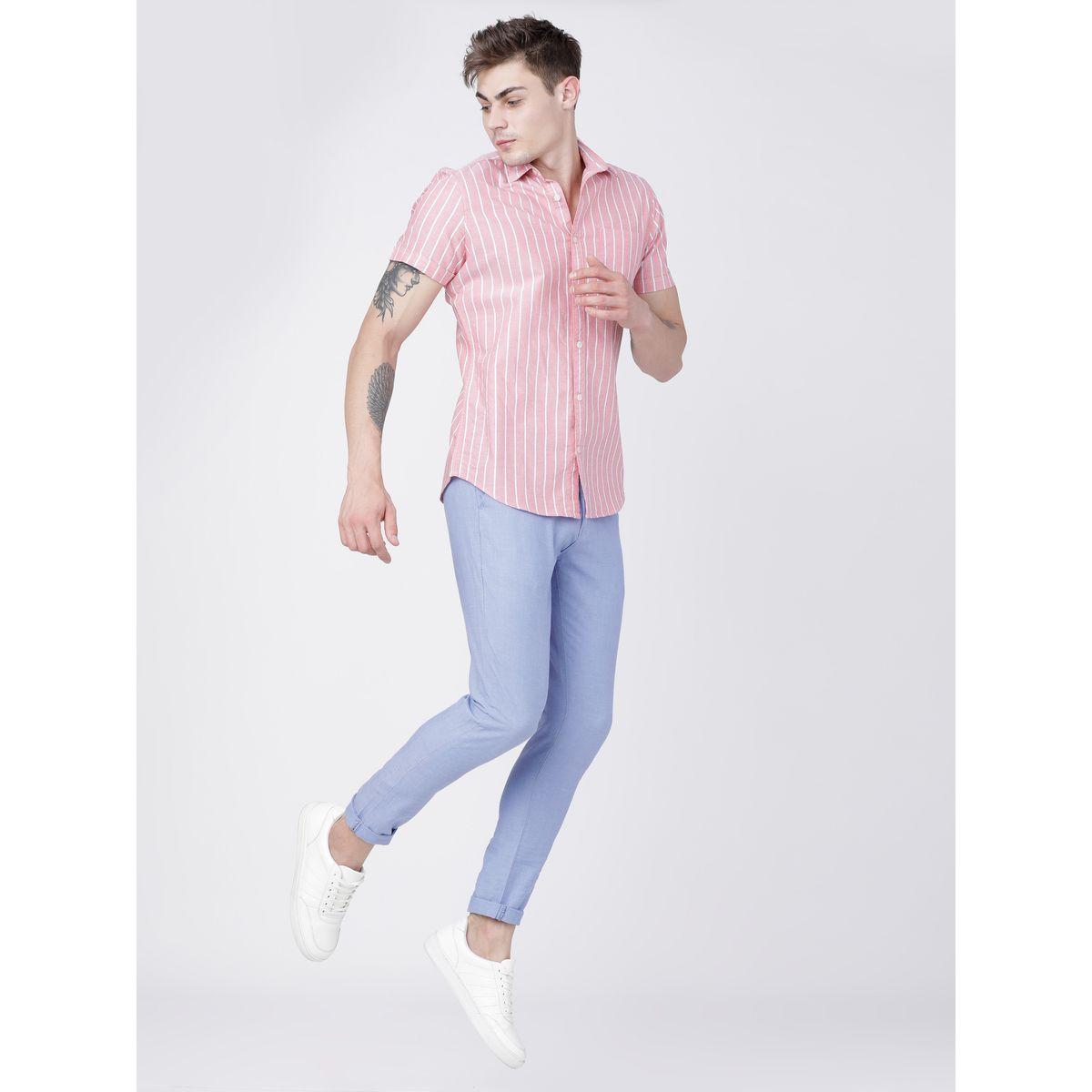 تشينو سادة بقصة سليم فت وخصر متوسط هايلاندر × ستايلي-men-clothing-bottoms-trousersandchinos-trousers-image-5