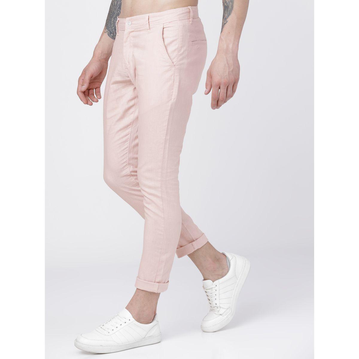 Highlander X Styli  Solid Mid Rise Slim Fit Chinos-men-clothing-bottoms-trousersandchinos-trousers-image-4