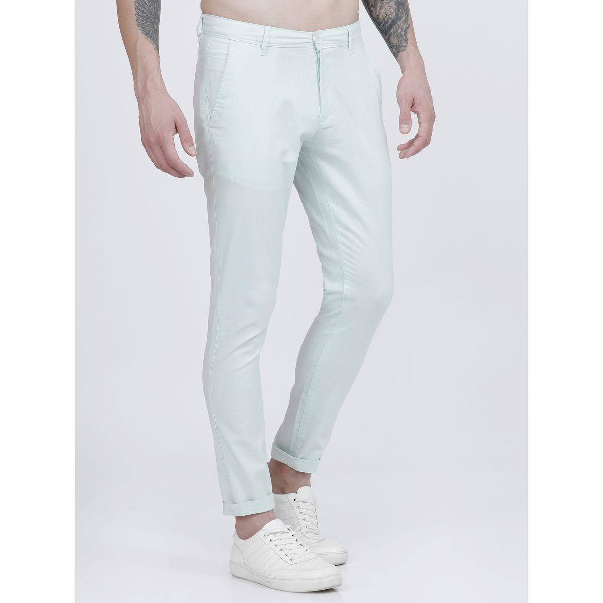 تشينو سادة بخصر متوسط وقصة عادية هايلاندر × ستايلي-men-clothing-bottoms-trousersandchinos-trousers-image-4