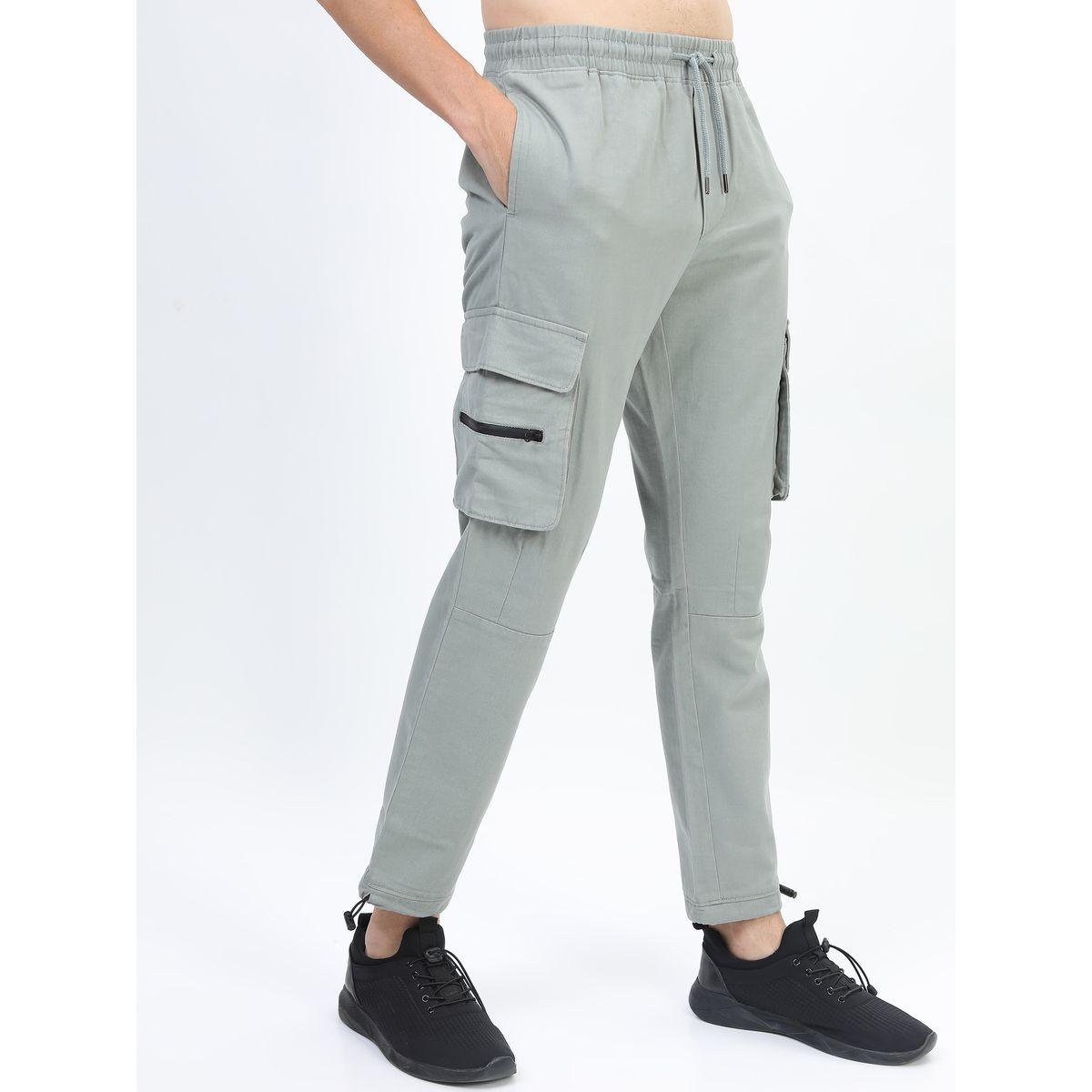 Highlander X Styli  Panelled Cargo Pants with Drawstring Hem-men-clothing-bottoms-trousersandchinos-trousers-image-1
