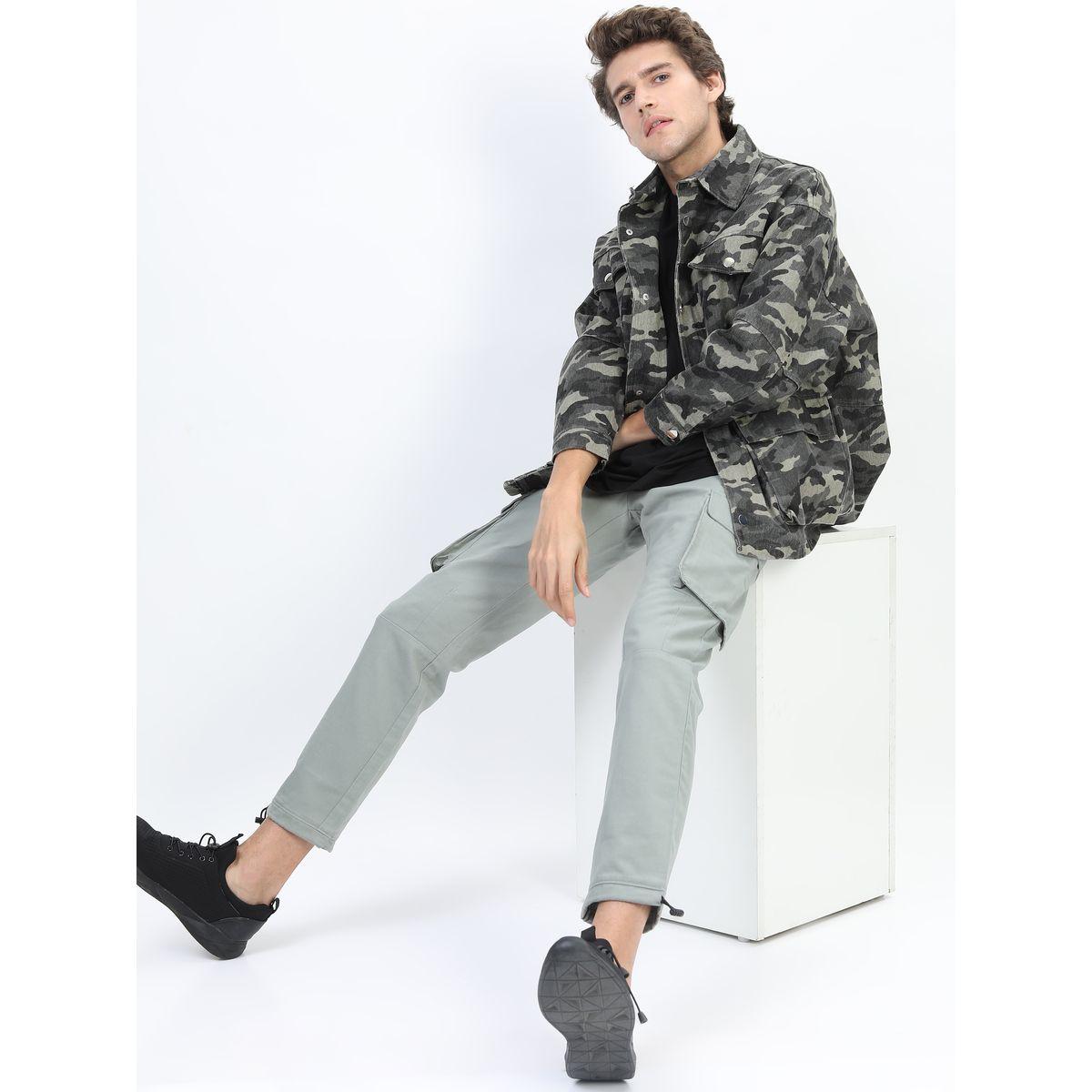 Highlander X Styli  Panelled Cargo Pants with Drawstring Hem-men-clothing-bottoms-trousersandchinos-trousers-image-4