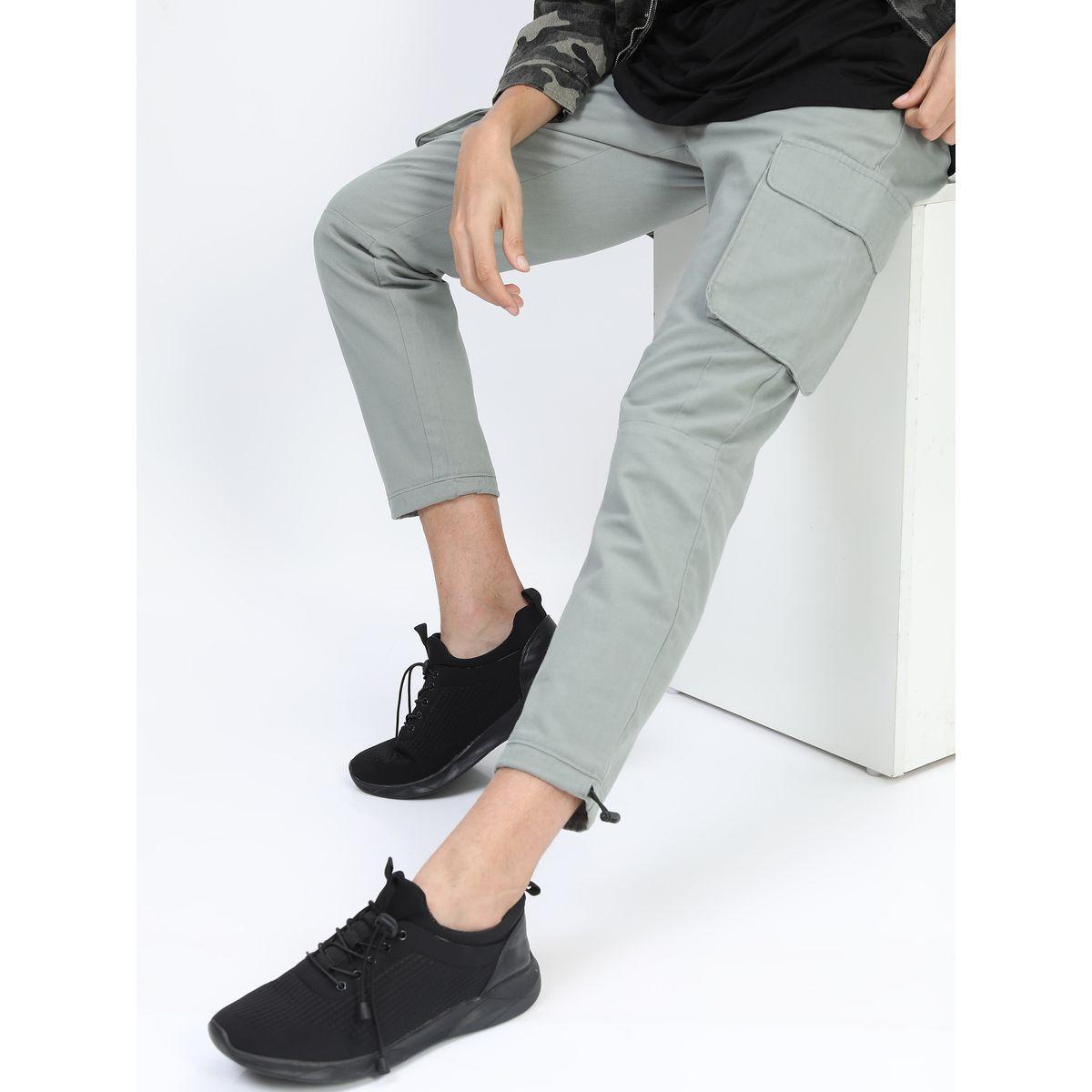 Highlander X Styli  Panelled Cargo Pants with Drawstring Hem-men-clothing-bottoms-trousersandchinos-trousers-image-5
