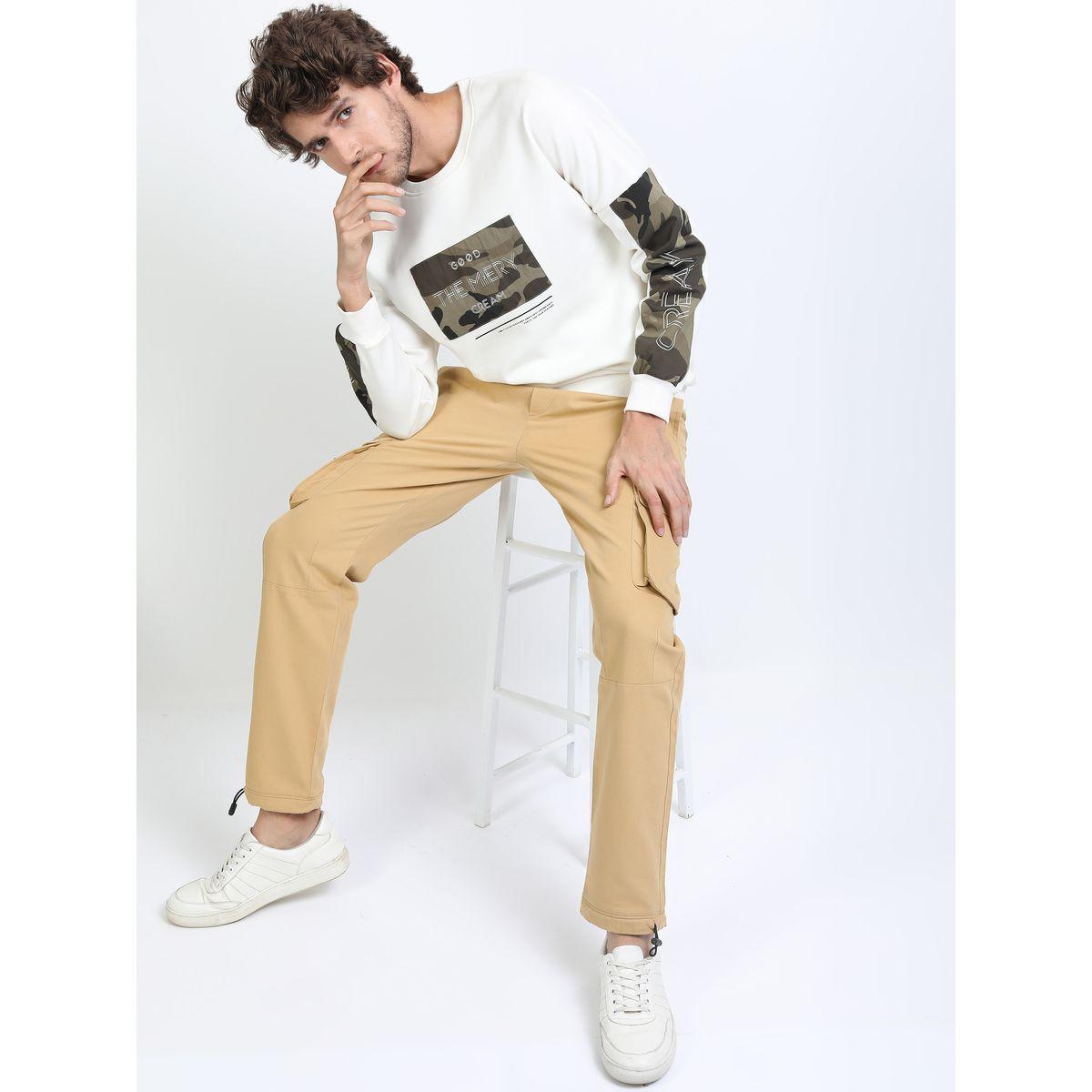 Highlander X Styli  Solid Cargo Pants with Drawstring Closure-men-clothing-bottoms-trousersandchinos-trousers-image-6