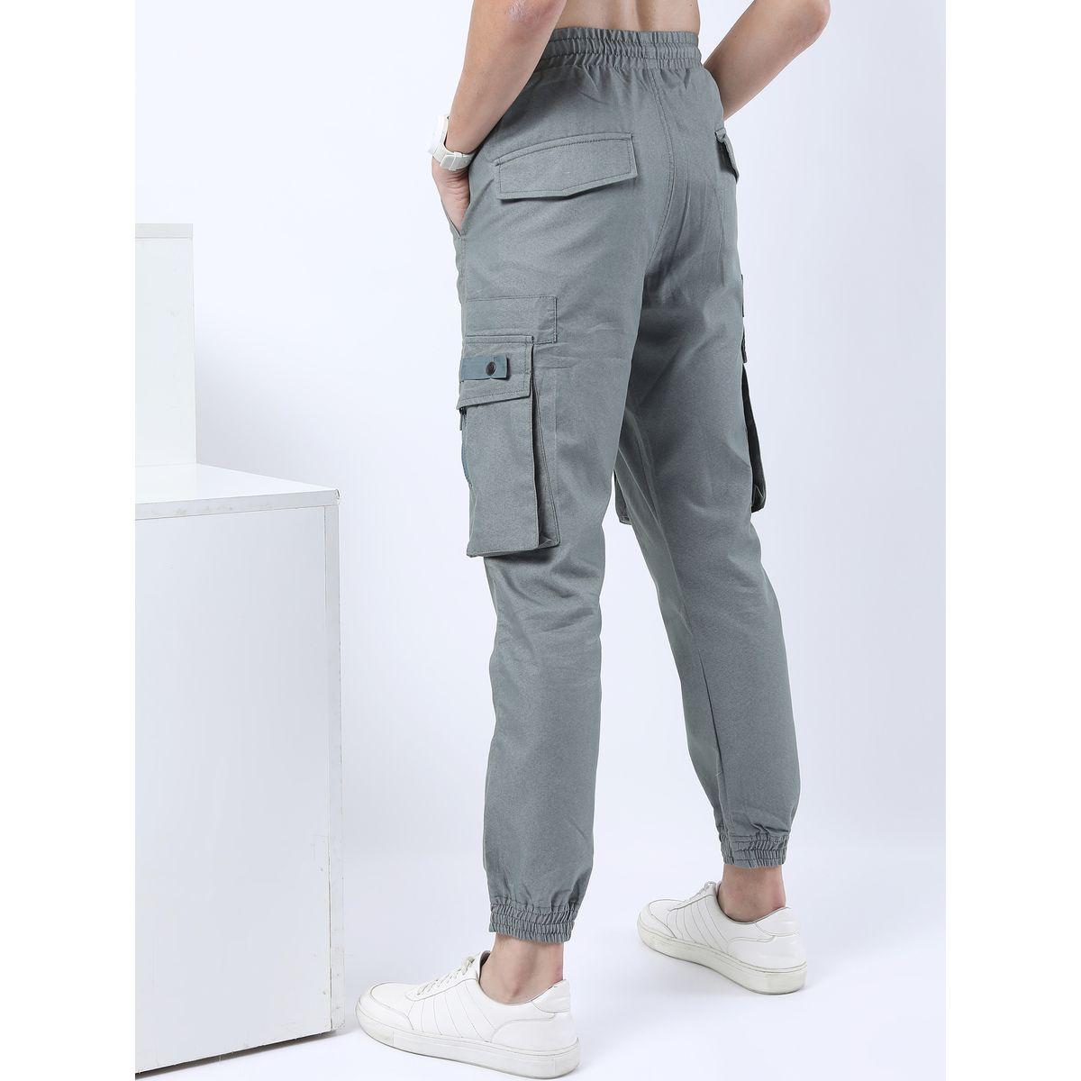 Highlander X Styli  Solid Cargo Pants with Drawstring Closure-men-clothing-bottoms-trousersandchinos-trousers-image-4