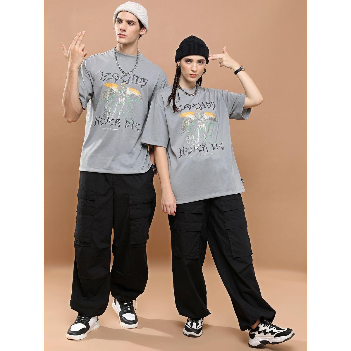 تيشيرت واسع باكتاف منخفضة هايلاندر × ستايلي-men-clothing-tshirtsandpolos-tshirts-image-2