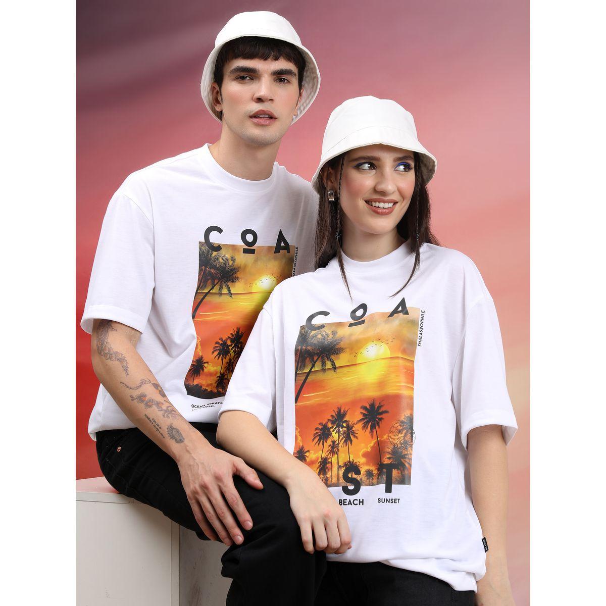 تيشيرت واسع مطبع بطبعة جرافيك هايلاندر × ستايلي-men-clothing-tshirtsandpolos-tshirts-image-6