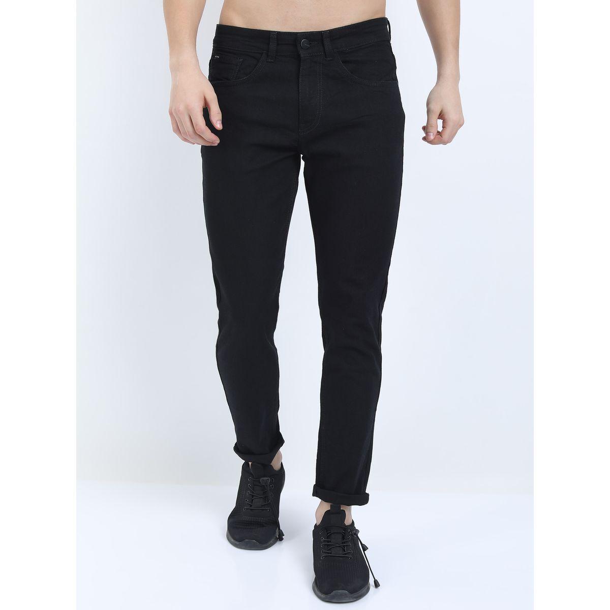 جينز سادة بخصر متوسط مع جيوب-men-clothing-bottoms-jeans-image-1