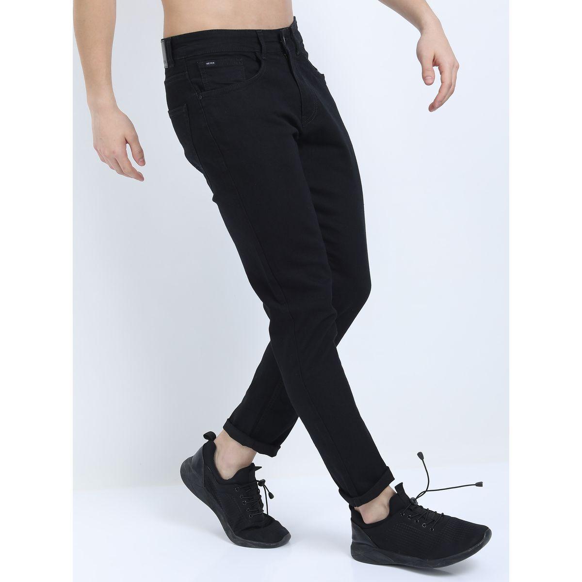 Ketch Solid Mid Rise Jeans with Pockets-men-clothing-bottoms-jeans-image-3