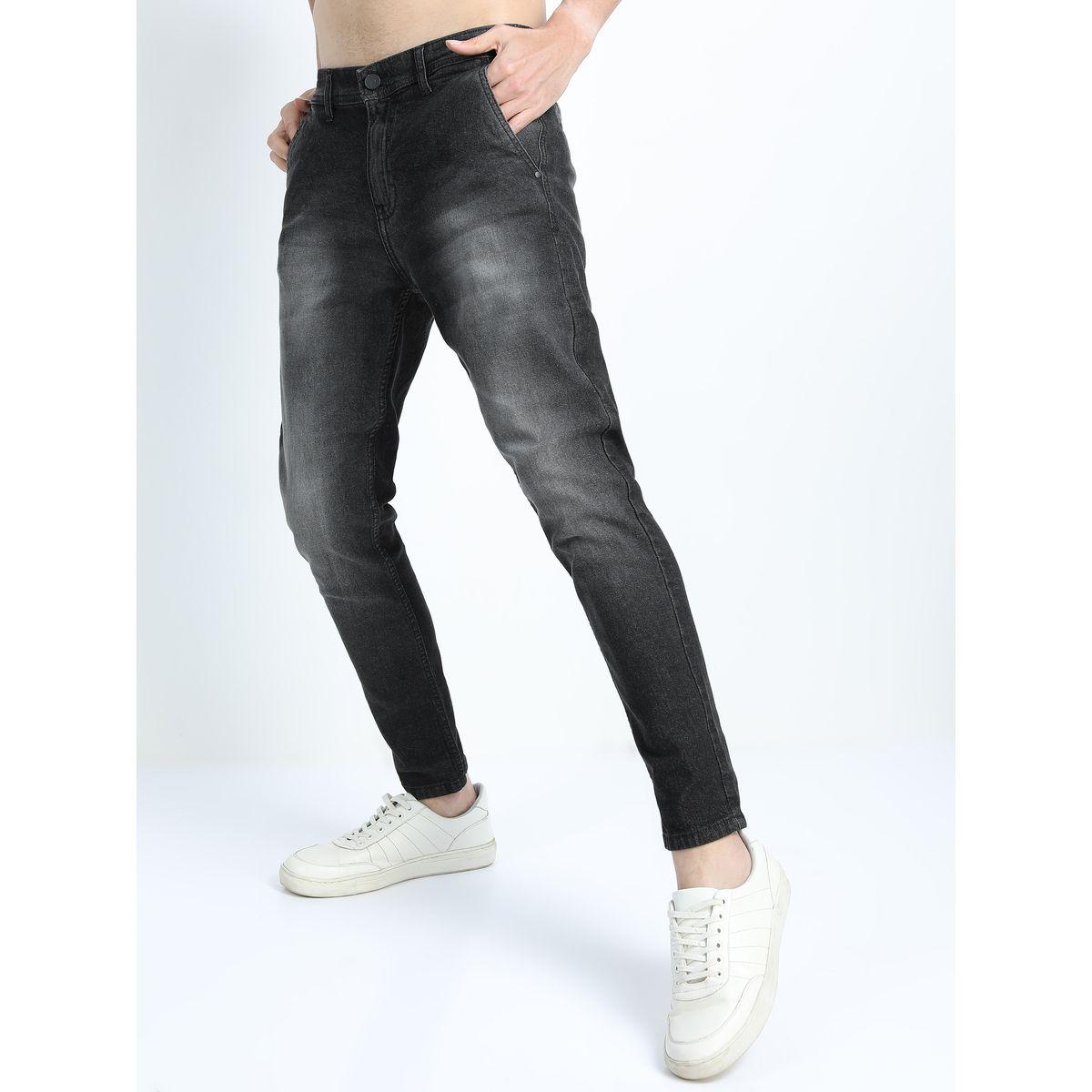 جينز بخصر متوسط وتفاصيل لون باهت كيتش × ستايلي-men-clothing-bottoms-jeans-image-5