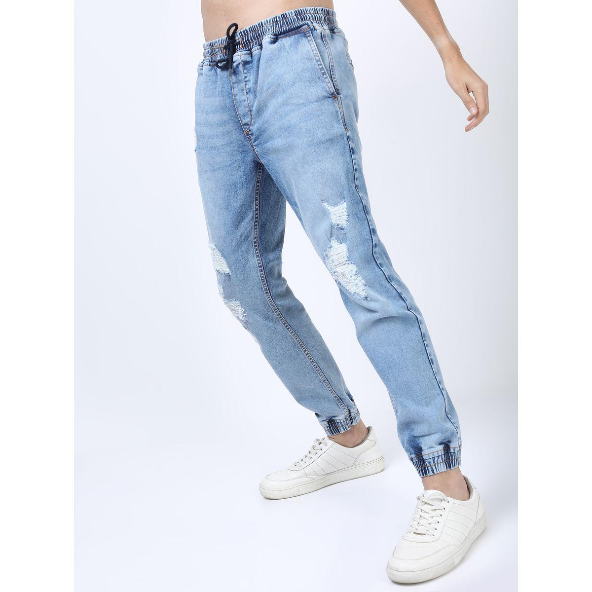 جينز بتفاصيل ممزقة مع اربطة كيتش × ستايلي-men-clothing-bottoms-jeans-image-6