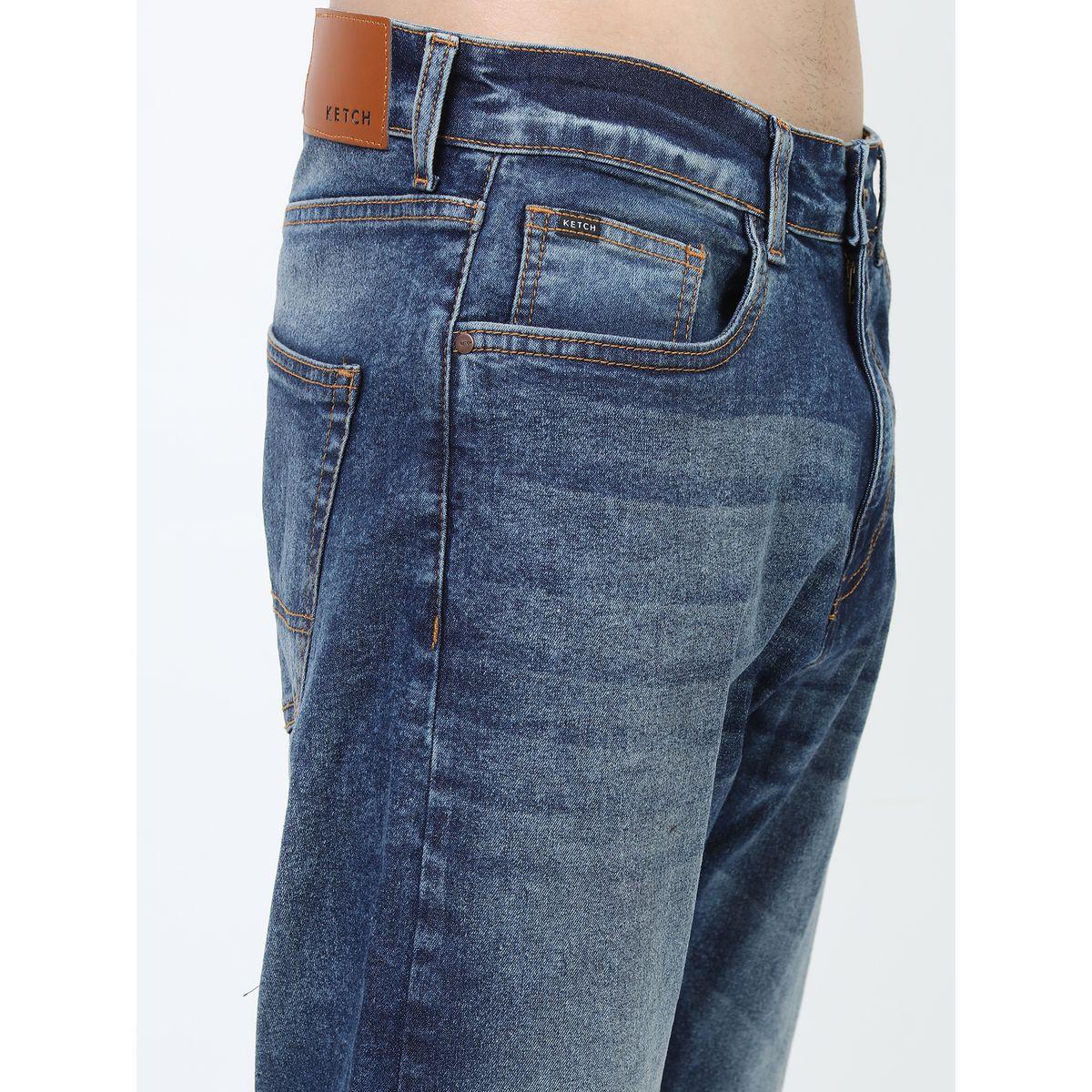 جينز بتفاصيل لون باهت مع جيوب كيتش × ستايلي-men-clothing-bottoms-jeans-image-6