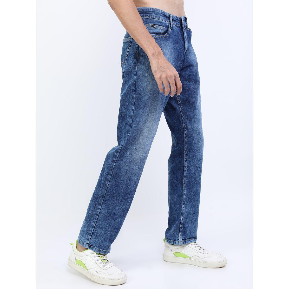 Ketch Acid Wash Light Fade Jeans with Pockets-men-clothing-bottoms-jeans-image-1