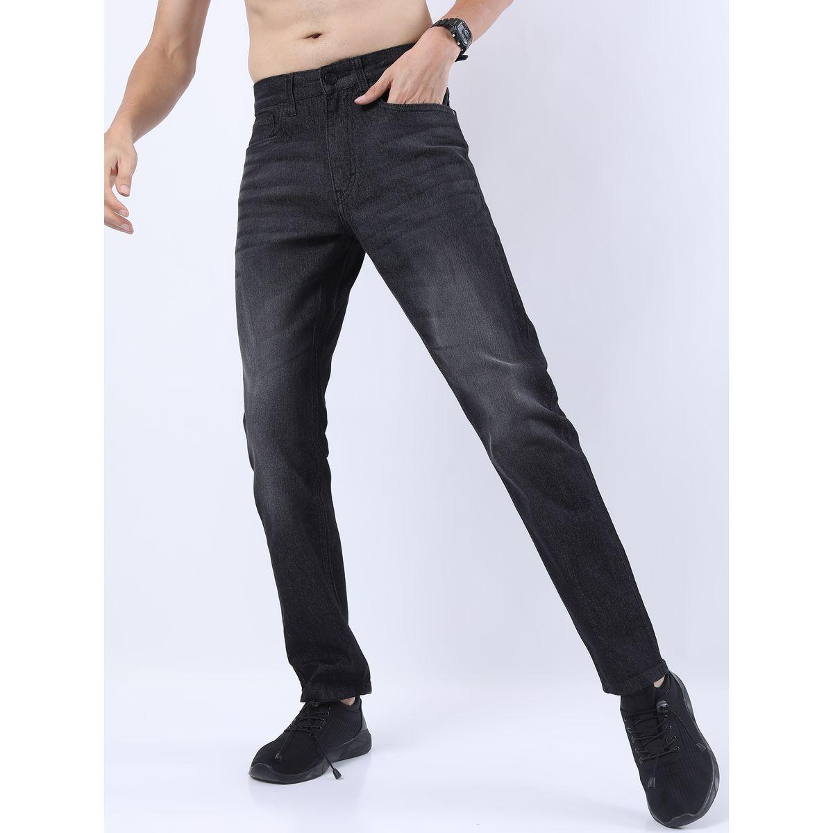Ketch X Styli  Mid Rise Light Wash Jeans with Pockets-men-clothing-bottoms-jeans-image-4
