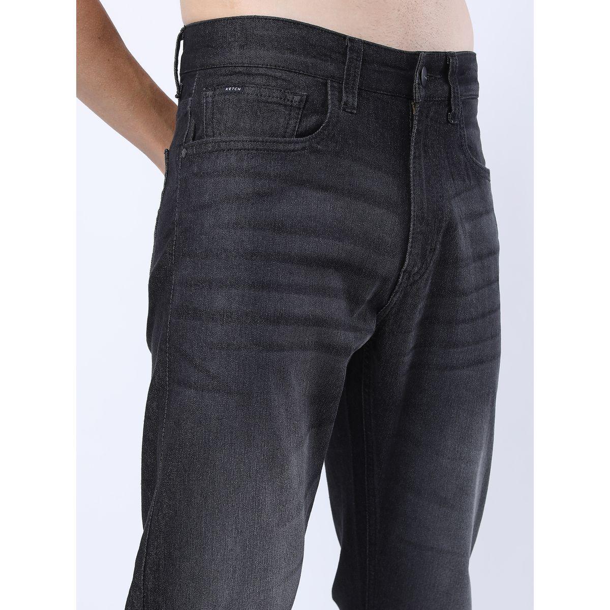 Ketch X Styli  Mid Rise Light Wash Jeans with Pockets-men-clothing-bottoms-jeans-image-7