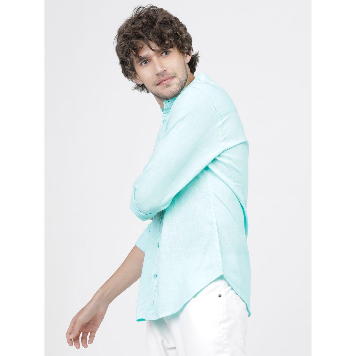 قميص سادة بقصة سليم فت واكمام طويلة كيتش × ستايلي-men-clothing-shirts-image-6