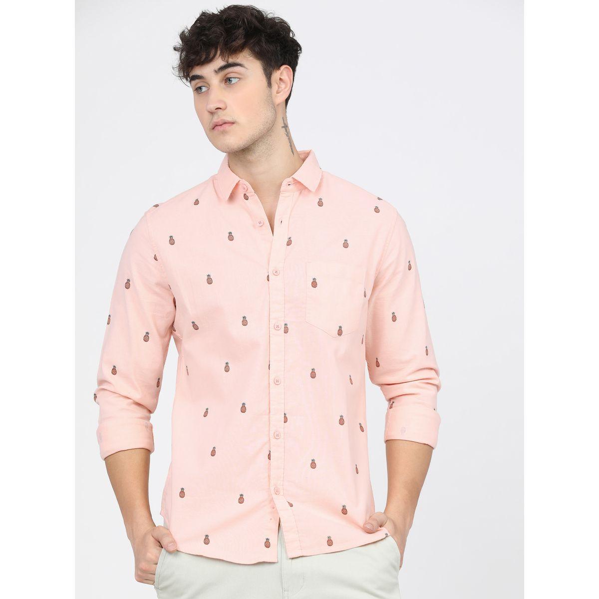 قميص مطبع بالكامل مع جيب على الصدر كيتش × ستايلي-men-clothing-shirts-image-5