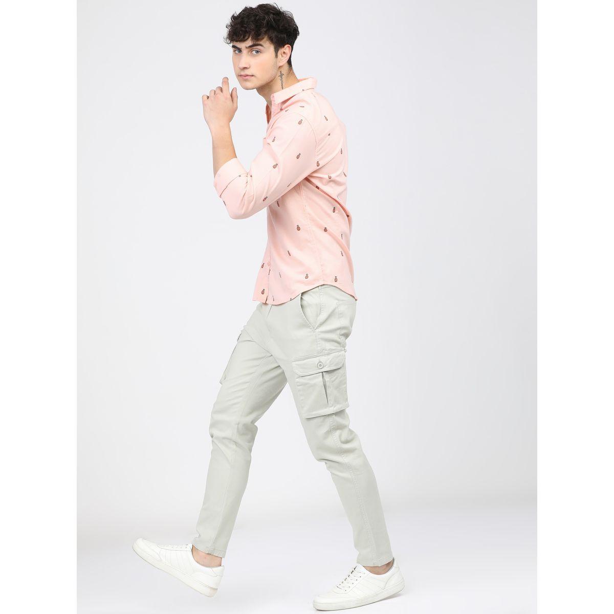 Ketch X Styli  All Over Pineapple Print Shirt with Chest Pocket-men-clothing-shirts-image-7
