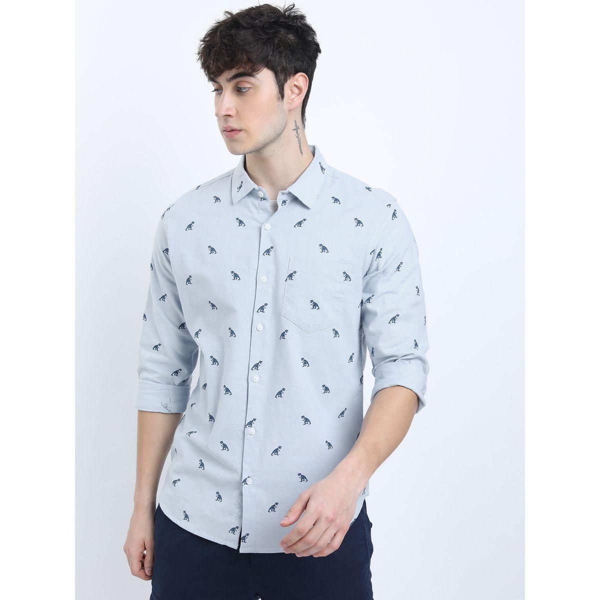 قميص مطبع بالكامل مع اكمام طويلة كيتش × ستايلي-men-clothing-shirts-image-4