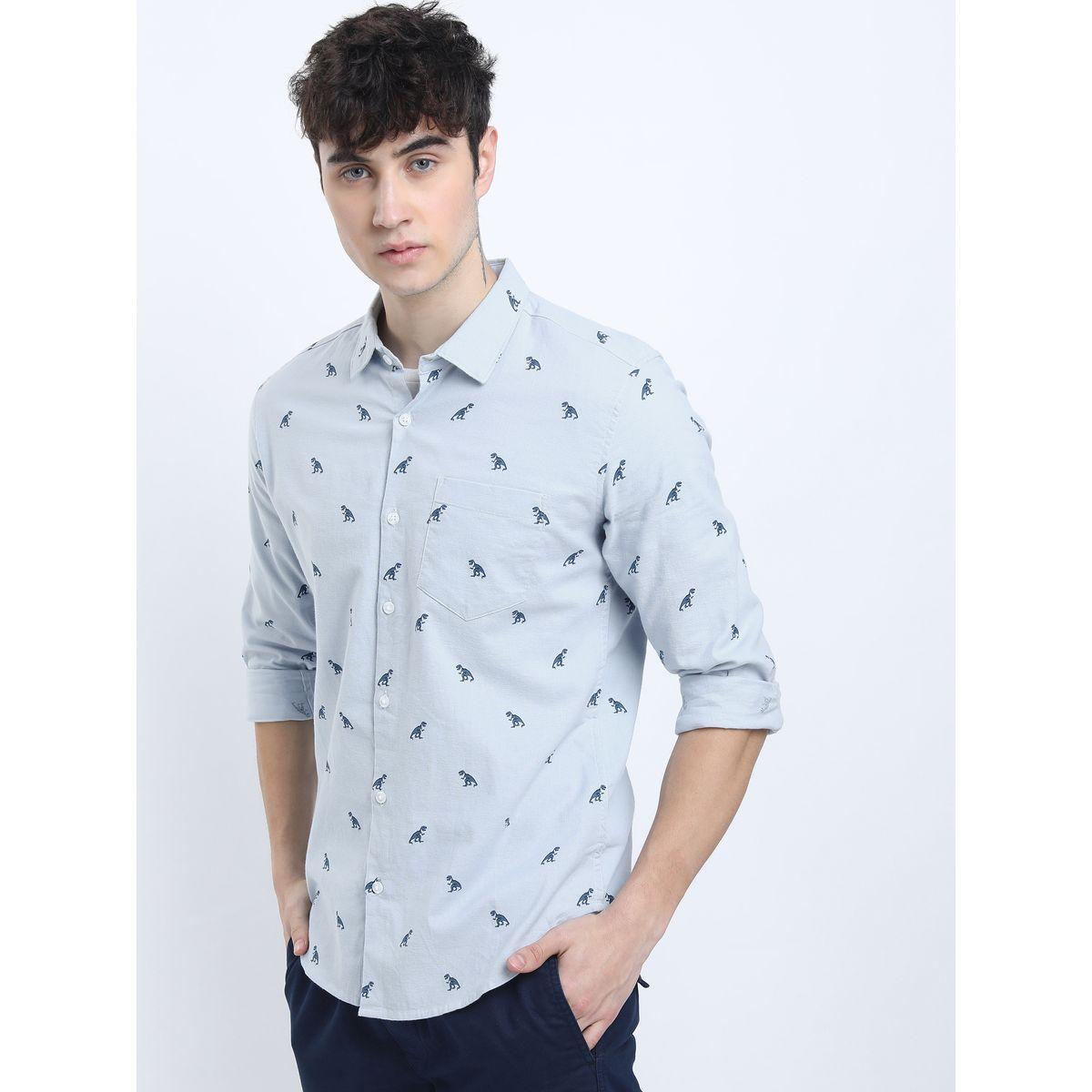قميص مطبع بالكامل مع اكمام طويلة كيتش × ستايلي-men-clothing-shirts-image-7