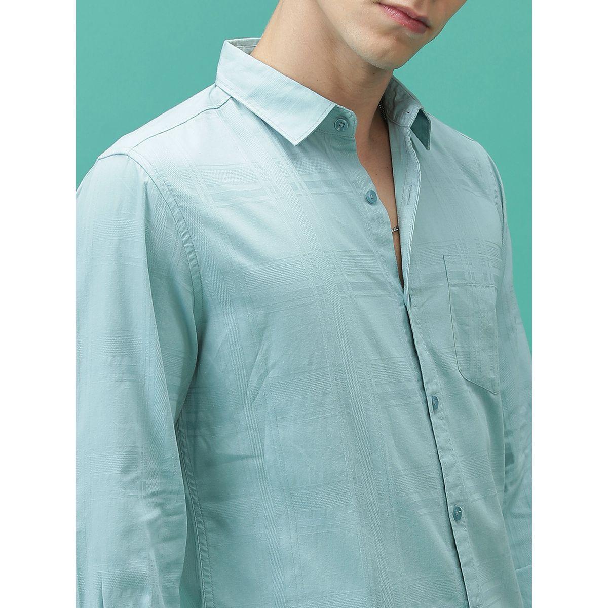 Ketch X Styli  Textured Chest Pocket Shirt with Long Sleeves-men-clothing-shirts-image-6