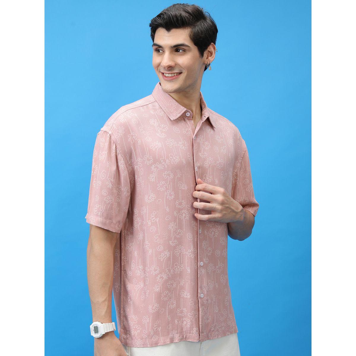 Ketch X Styli  All Over Print Shirt with Short Sleeves-men-clothing-shirts-image-3