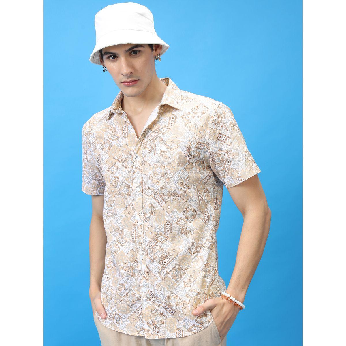 قميص مطبع بالكامل مع اكمام قصيرة كيتش × ستايلي-men-clothing-shirts-image-1