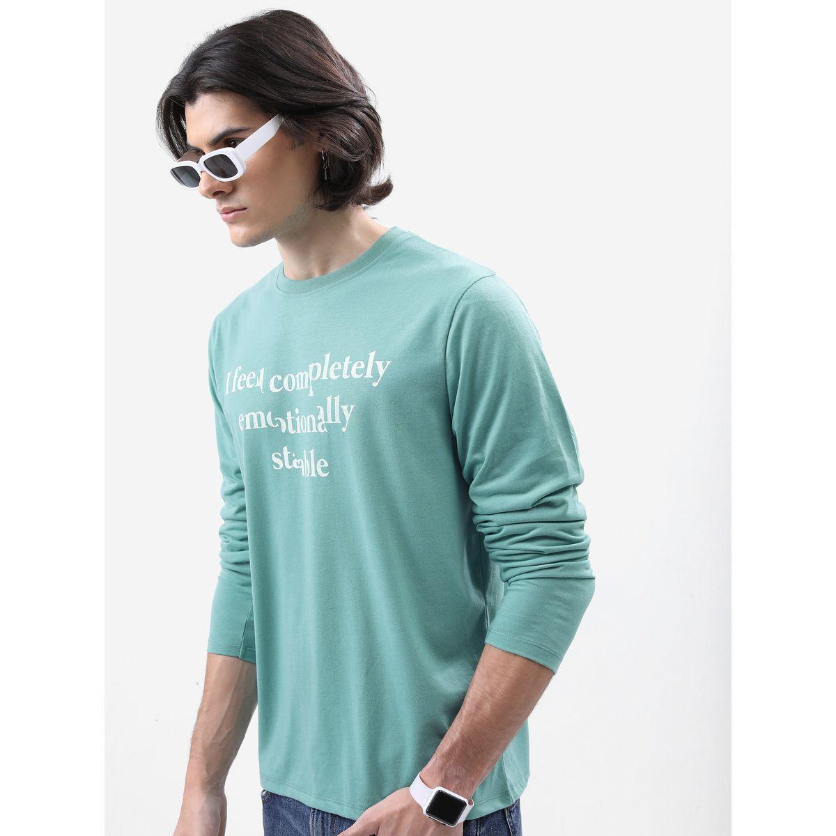 تيشيرت بقصة مريحة واكمام طويلة كيتش × ستايلي-men-clothing-tshirtsandpolos-tshirts-image-2