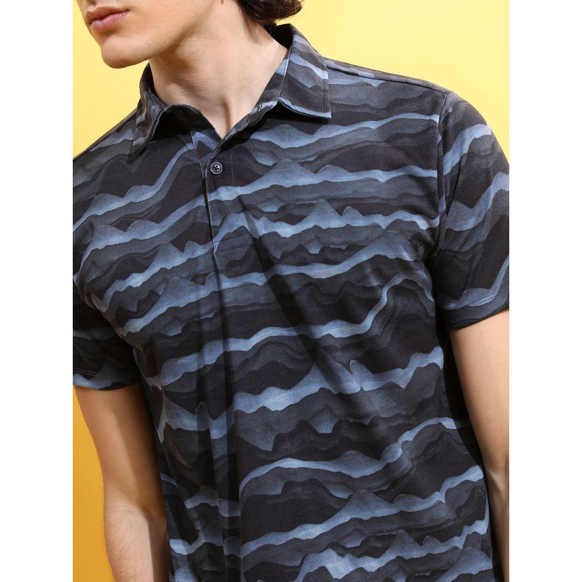 Ketch X Styli  Abstract Print Polo T-Shirt with Short Sleeves-men-clothing-tshirtsandpolos-polos-image-4