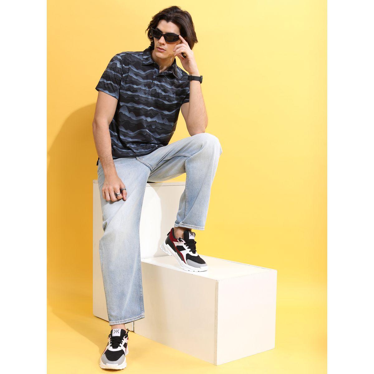 تيشيرت بياقة بولو واكمام قصيرة كيتش × ستايلي-men-clothing-tshirtsandpolos-polos-image-5