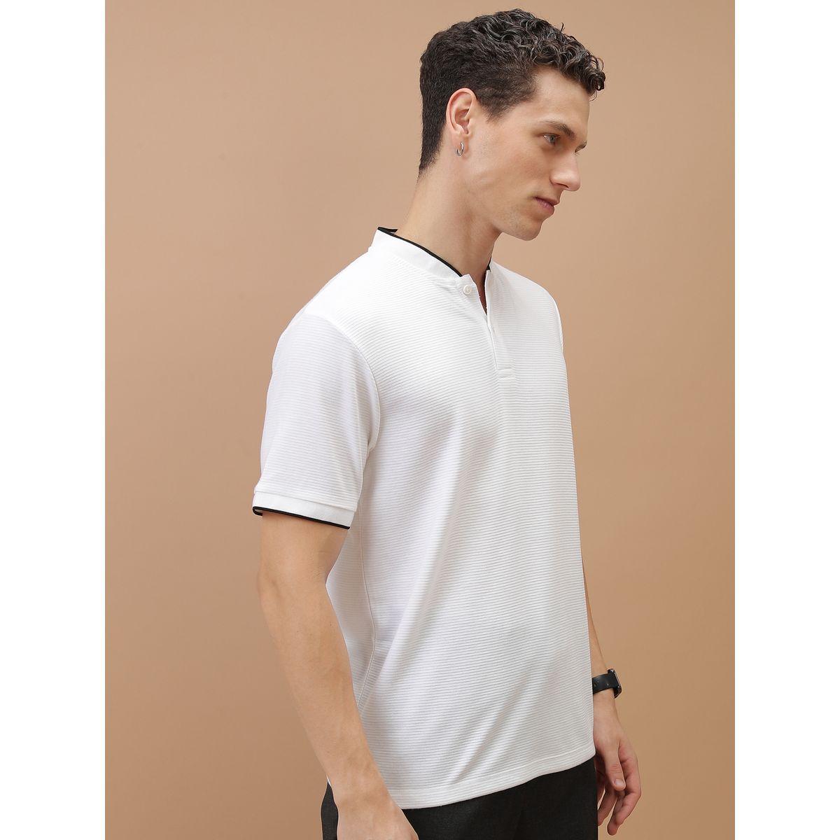 تيشيرت بياقة بولو وتفاصيل محزوزة كيتش × ستايلي-men-clothing-tshirtsandpolos-polos-image-3