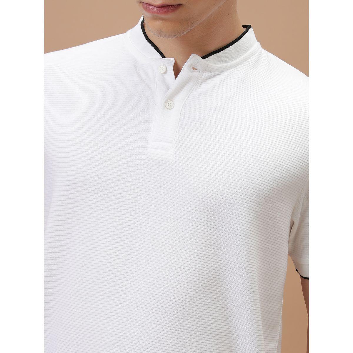 تيشيرت بياقة بولو وتفاصيل محزوزة كيتش × ستايلي-men-clothing-tshirtsandpolos-polos-image-6