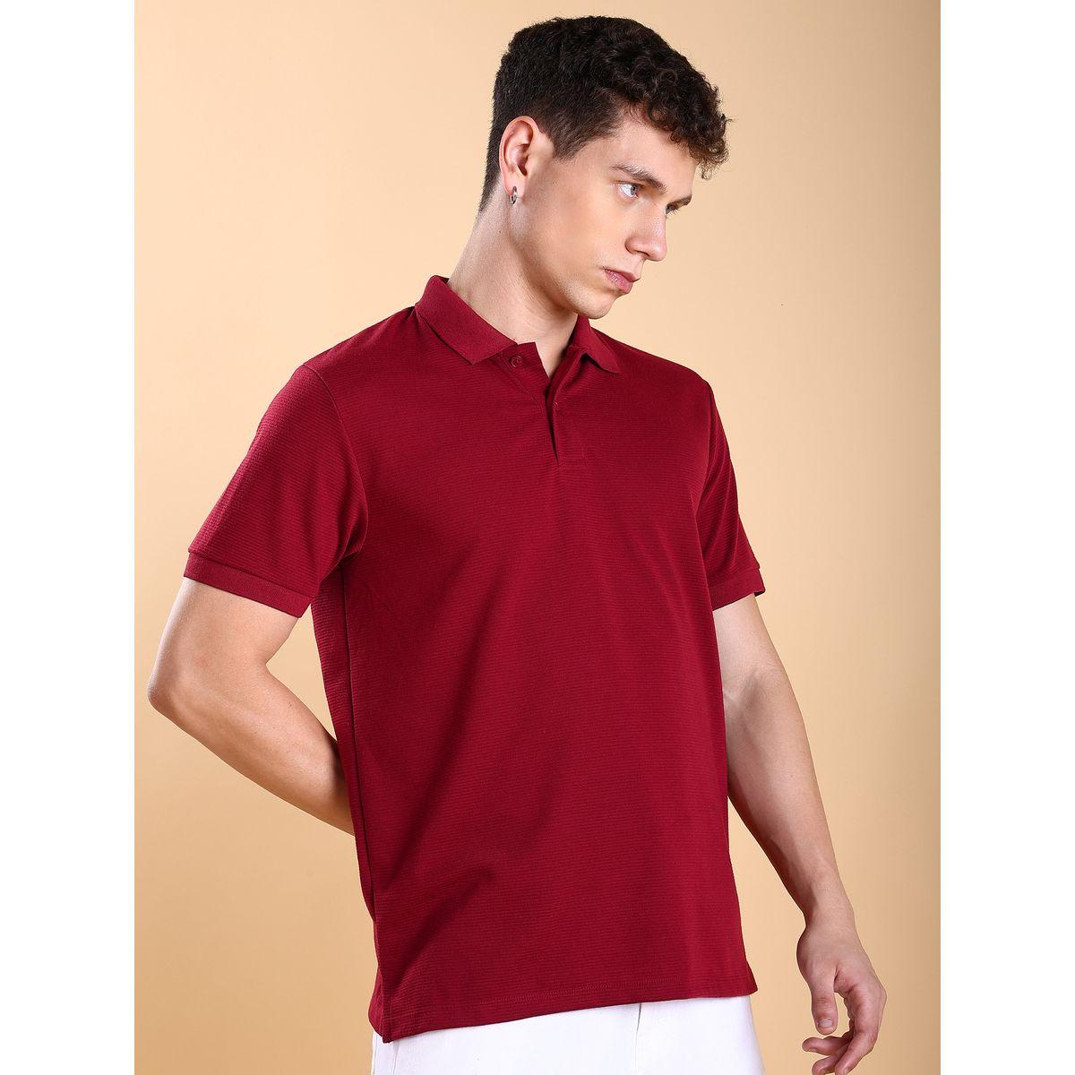 Ketch X Styli  Textured Polo T-Shirt with Short Sleeves-men-clothing-tshirtsandpolos-polos-image-2