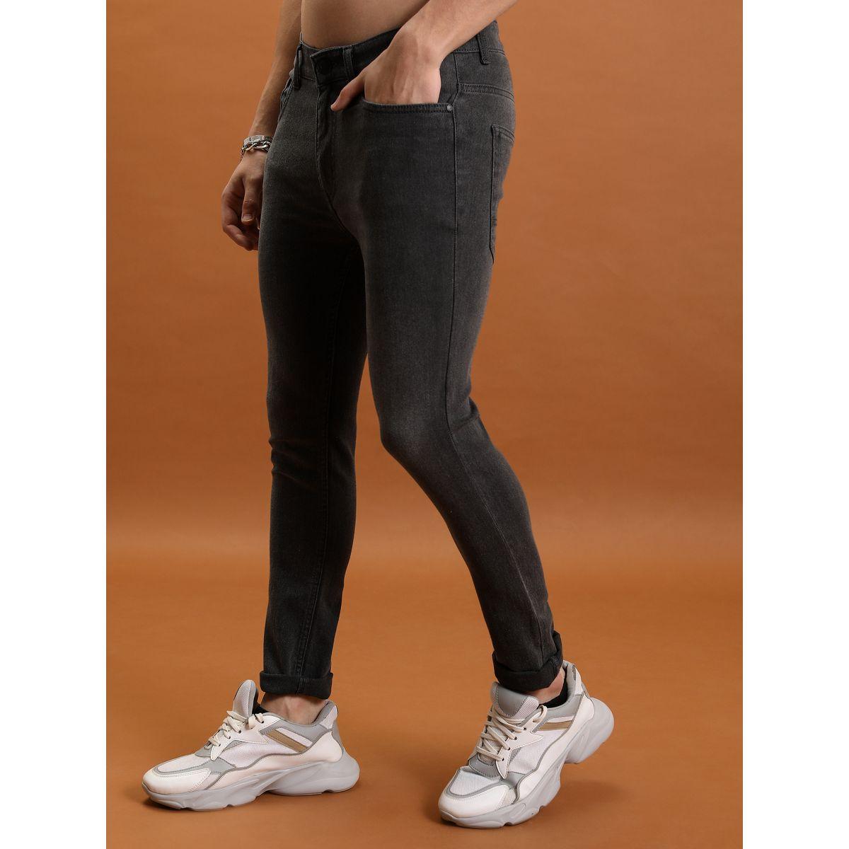 جينز بقصة سليم فت وتفاصيل لون باهت هايلاندر × ستايلي-men-clothing-bottoms-jeans-image-2