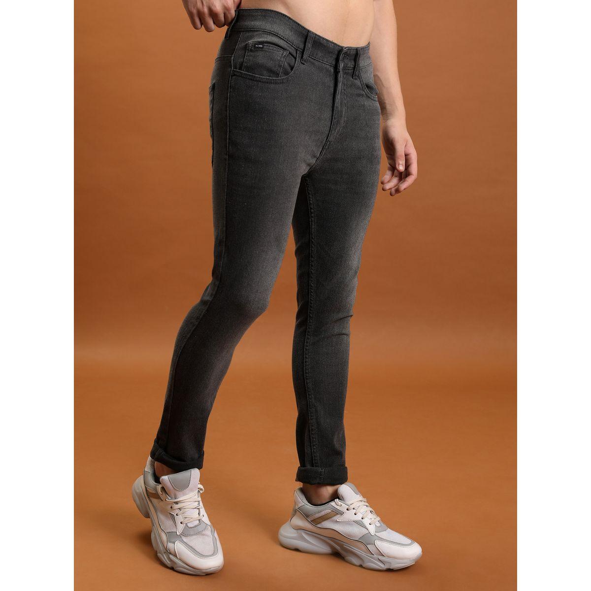 جينز بقصة سليم فت وتفاصيل لون باهت هايلاندر × ستايلي-men-clothing-bottoms-jeans-image-3