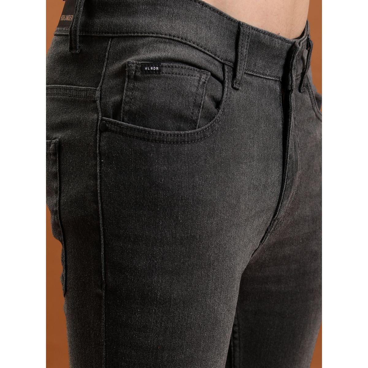 جينز بقصة سليم فت وتفاصيل لون باهت هايلاندر × ستايلي-men-clothing-bottoms-jeans-image-5
