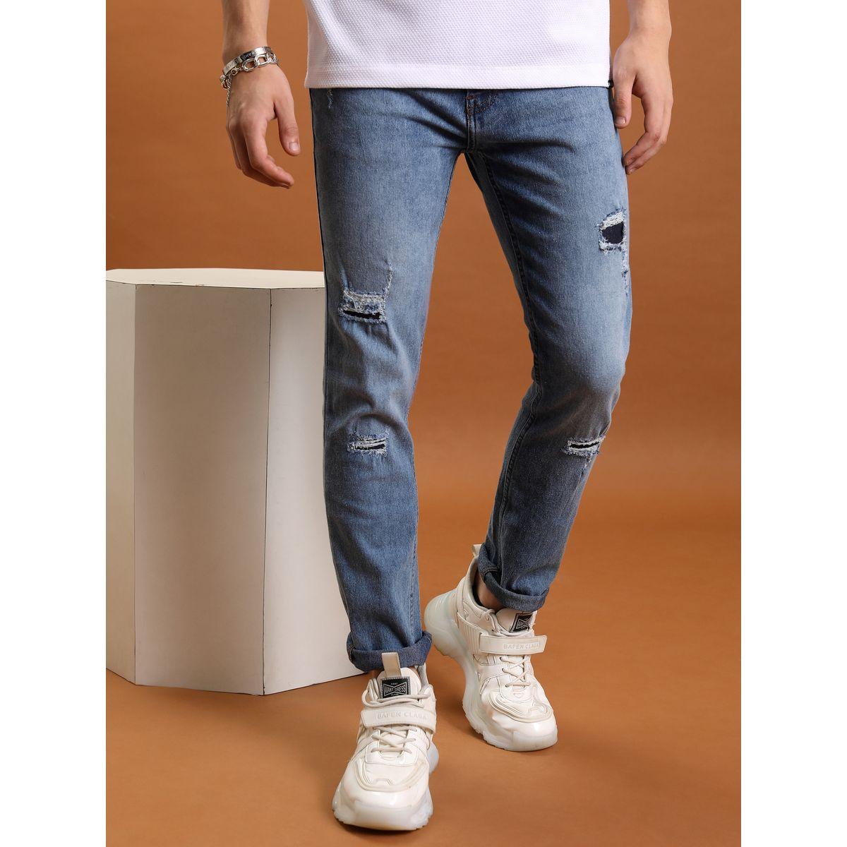 جينز بخصر متوسط وتفاصيل ممزقة-men-clothing-bottoms-jeans-image-6