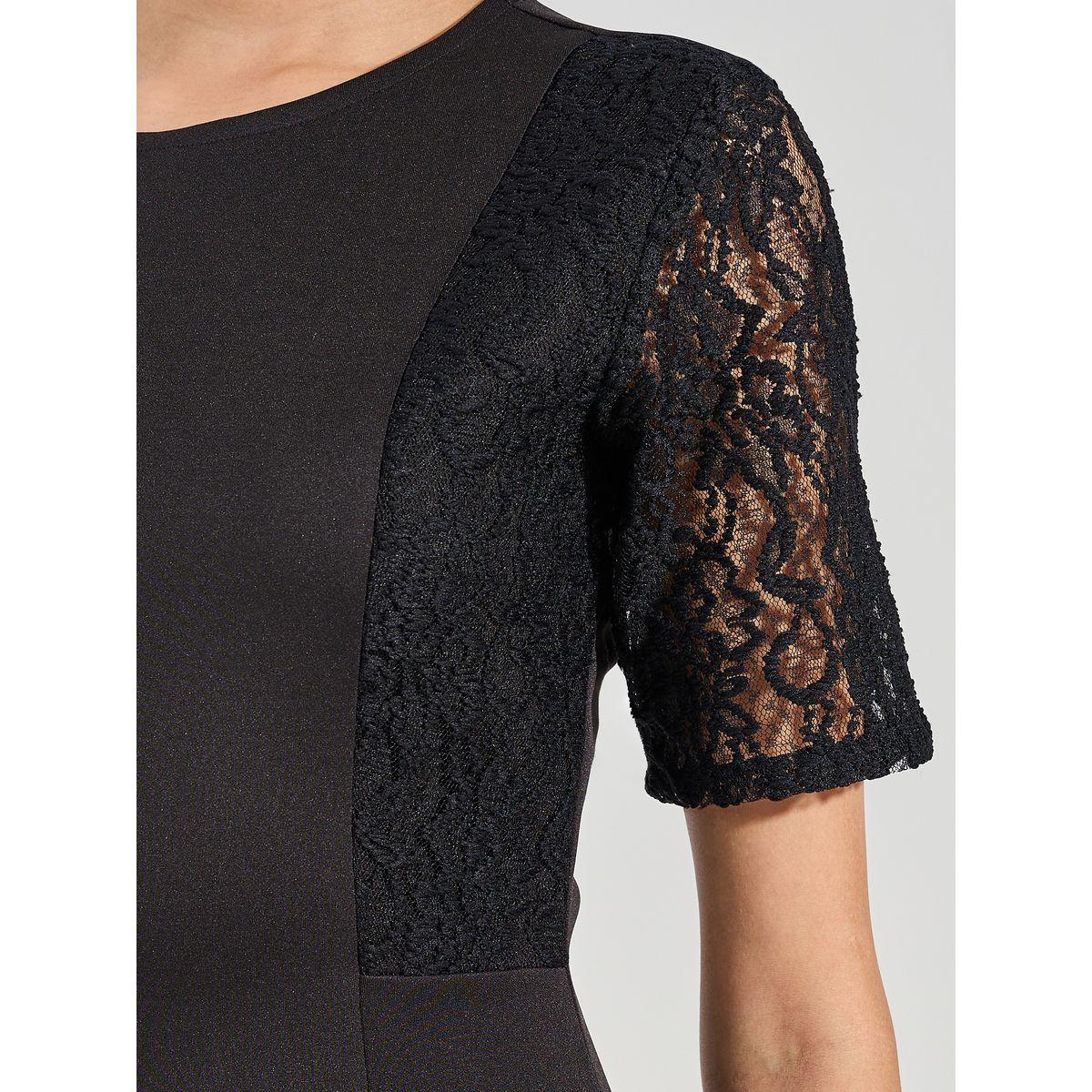 Styli Lace Insert Sleeve Flared Midi Dress-women-clothing-dresses-image-3