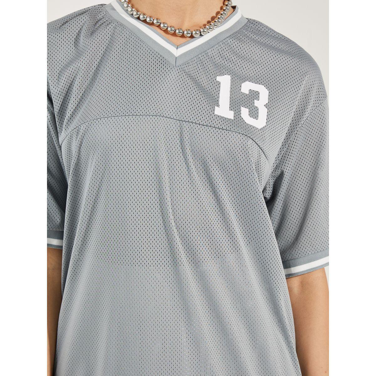 Styli Oversized Tipping Detail Mesh T-Shirt-women-clothing-tshirts-image-4