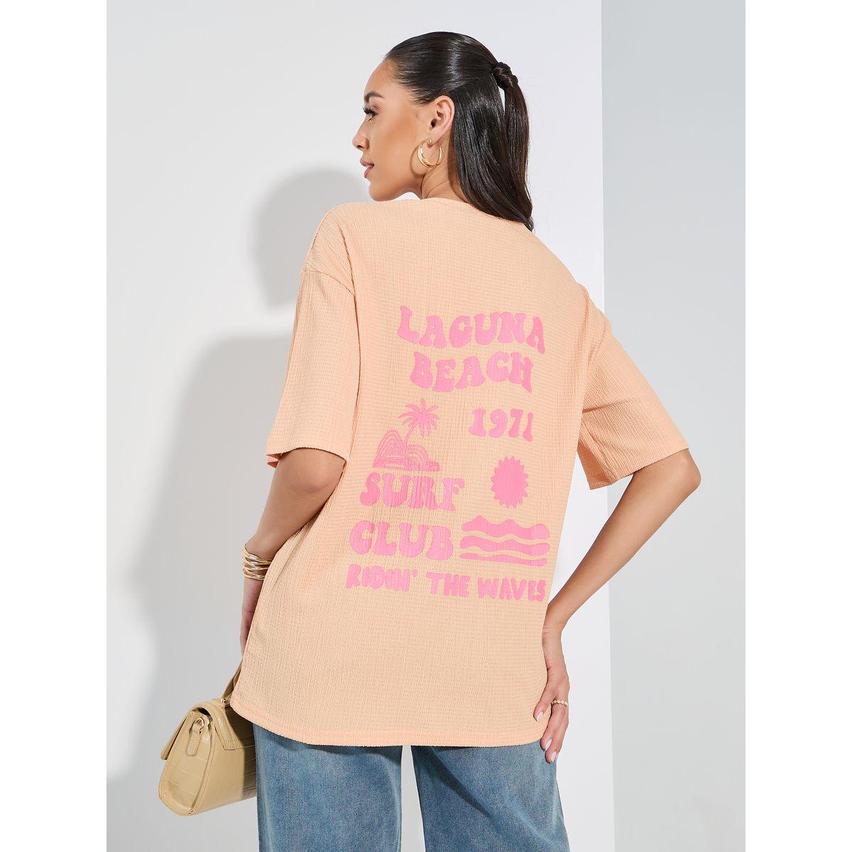 تيشيرت فضفاض مطبع بطبعة جرافيك-women-clothing-tshirts-image-1