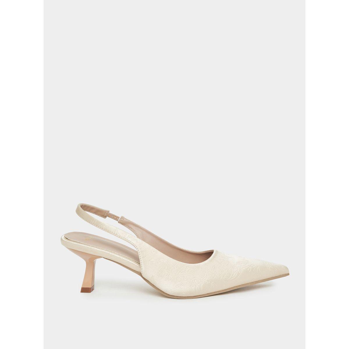 Styli Pointed Toe Slingback Kitten Heel Pumps-women-shoes-heels-image-1
