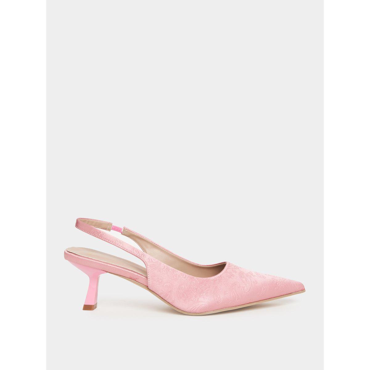 Styli Pointed Toe Slingback Kitten Heel Pumps-women-shoes-heels-image-2